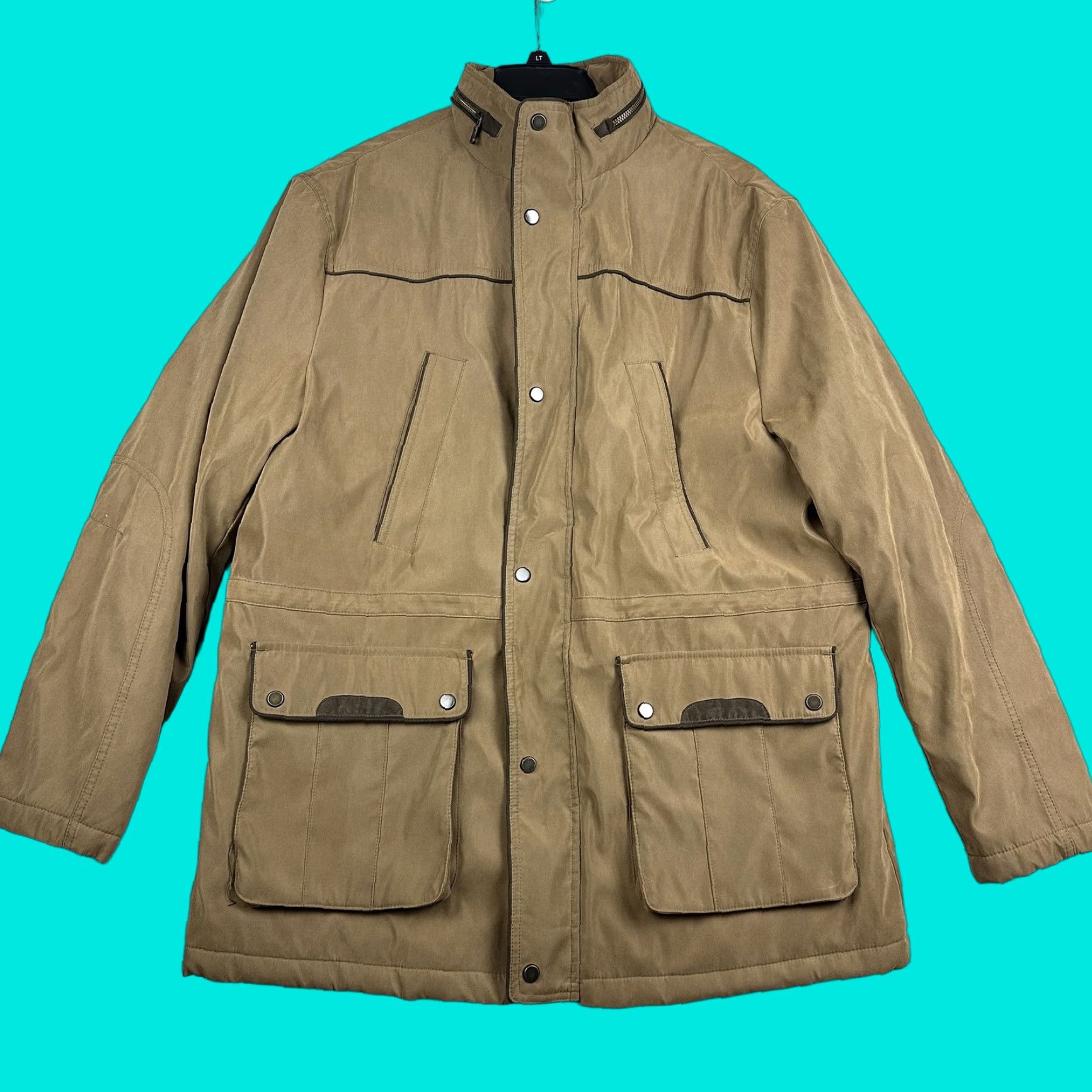 Jos. A. Bank Jos. A. Bank Reserve Coat Mens XL Brown Canvas Parka Hooded Insulated Outdoor Size US XL / EU 56 / 4 - 1 Thumbnail