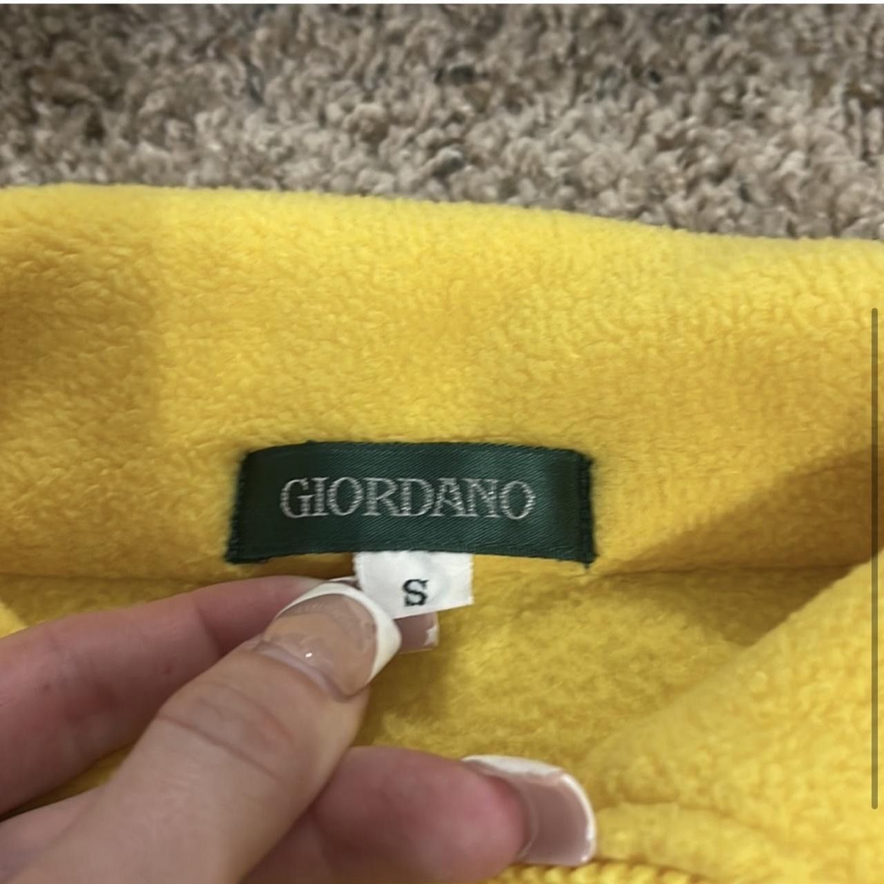 Giordano × Vintage Yellow Fleece Size US S / EU 44-46 / 1 - 3 Thumbnail