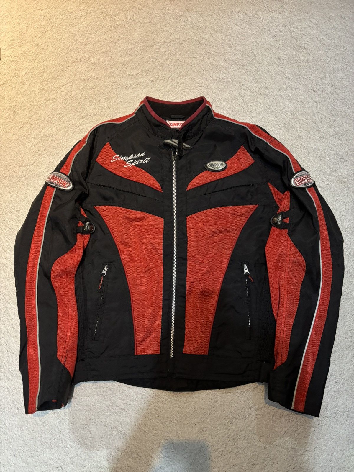 Japanese Brand Simpson racing jacket mesh vintage Size US L / EU 52-54 / 3 - 1 Thumbnail