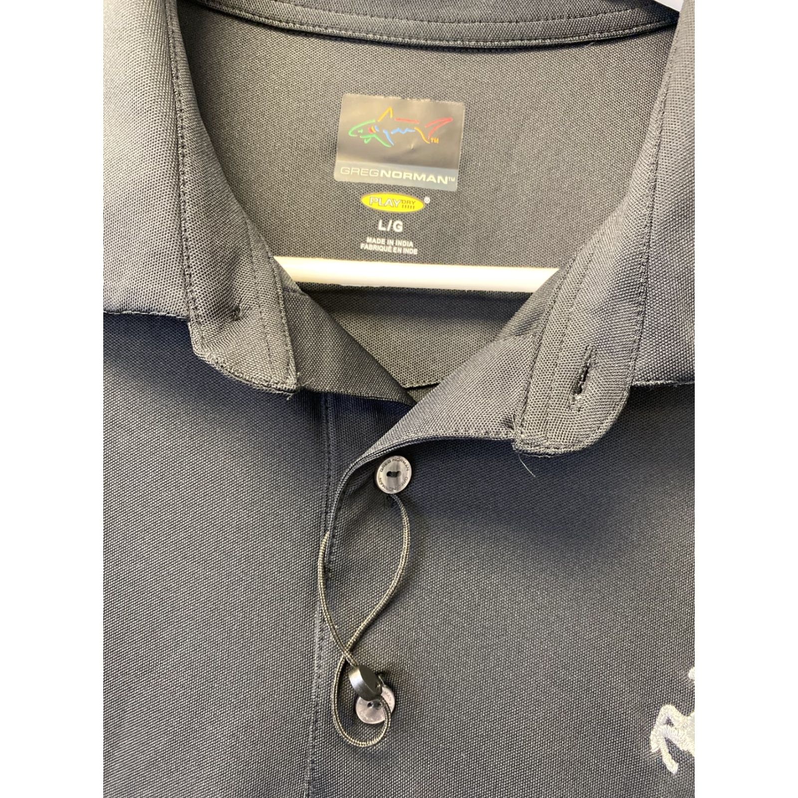 Vintage Greg Norman Polo Shirt Mens Large Black Stretch Logo 90s Outdoor Sports Golf Mens Size US L / EU 52-54 / 3 - 4 Thumbnail