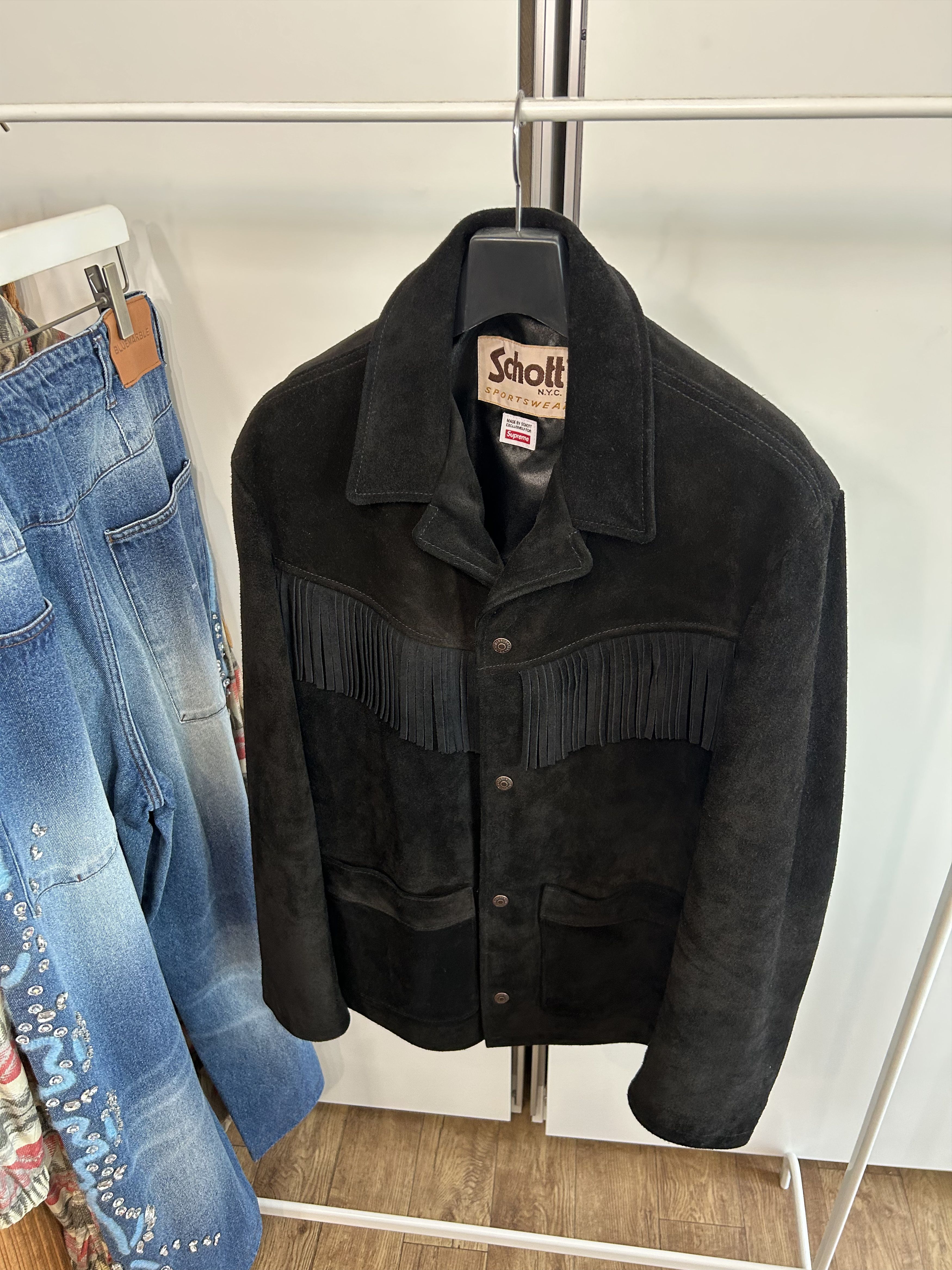 Supreme SUPREME x SCHOTT Western Fringe Suede Jacket Size US L / EU 52-54 / 3 - 2 Thumbnail