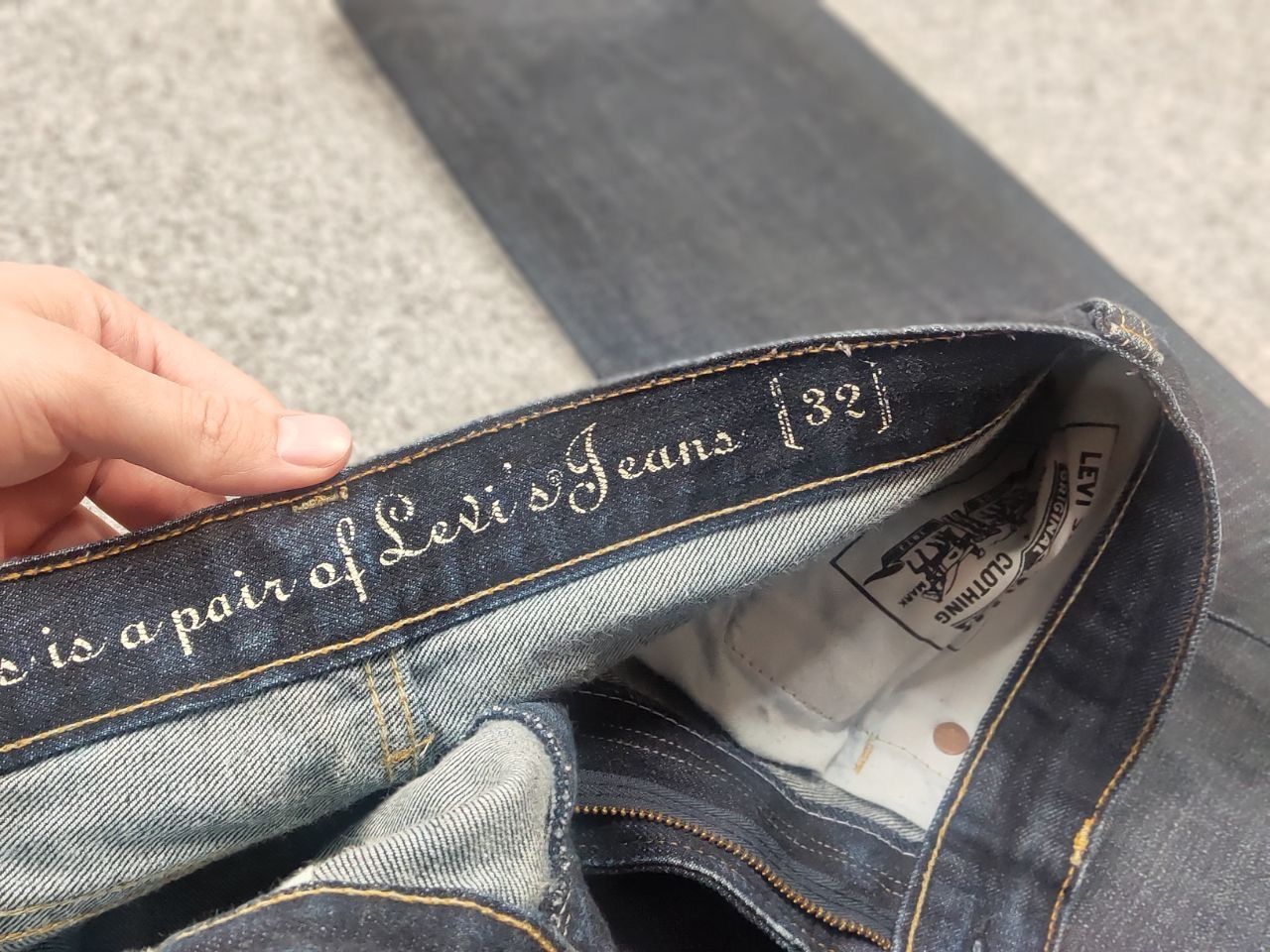 Levi's Vintage Levis Dark Waxed Denim Jeans if six was nine style Size US 32 / EU 48 - 15 Thumbnail