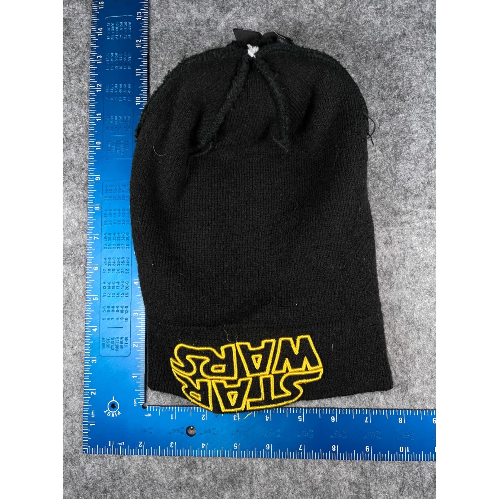 New Era New Era Beanie Hat Unisex Adults One Size Black Yellow Knit 100% Acrylic 90s Star Wars Vintage? Size ONE SIZE - 6 Thumbnail