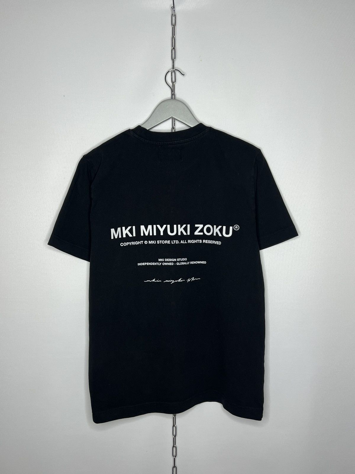 Designer 🔥 Mki Miyuki Zoku Designer T-Shirt Big Logo Tee Luxury 🔥 Size US S / EU 44-46 / 1 - 1 Thumbnail