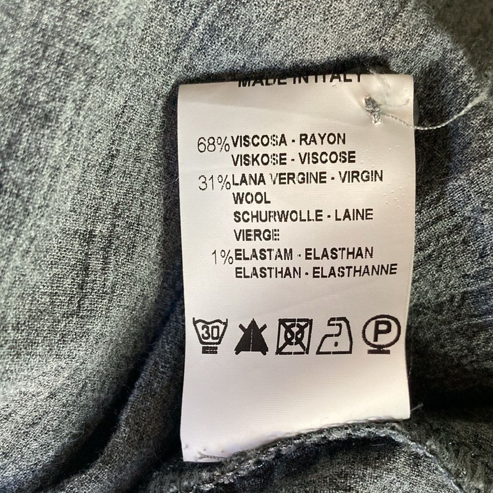 Transit Transit Par Such 3 Womens Gray Size M Long Sleeve Button Fro Size M / US 6-8 / IT 42-44 - 6 Thumbnail