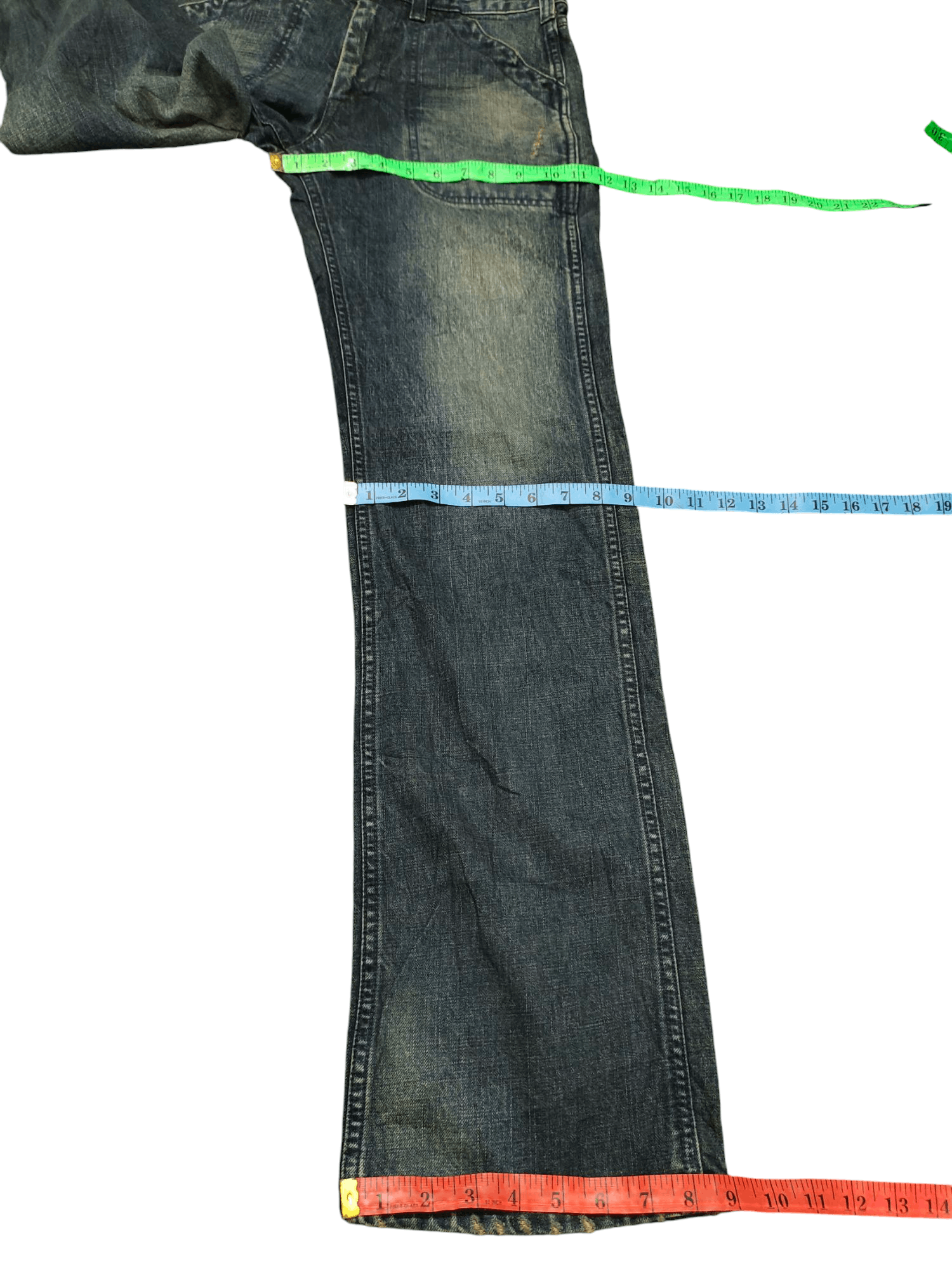 If Six Was Nine Vintage Paranoid Japan Us Army Fatigue Denim Pants Size US 32 / EU 48 - 16 Thumbnail