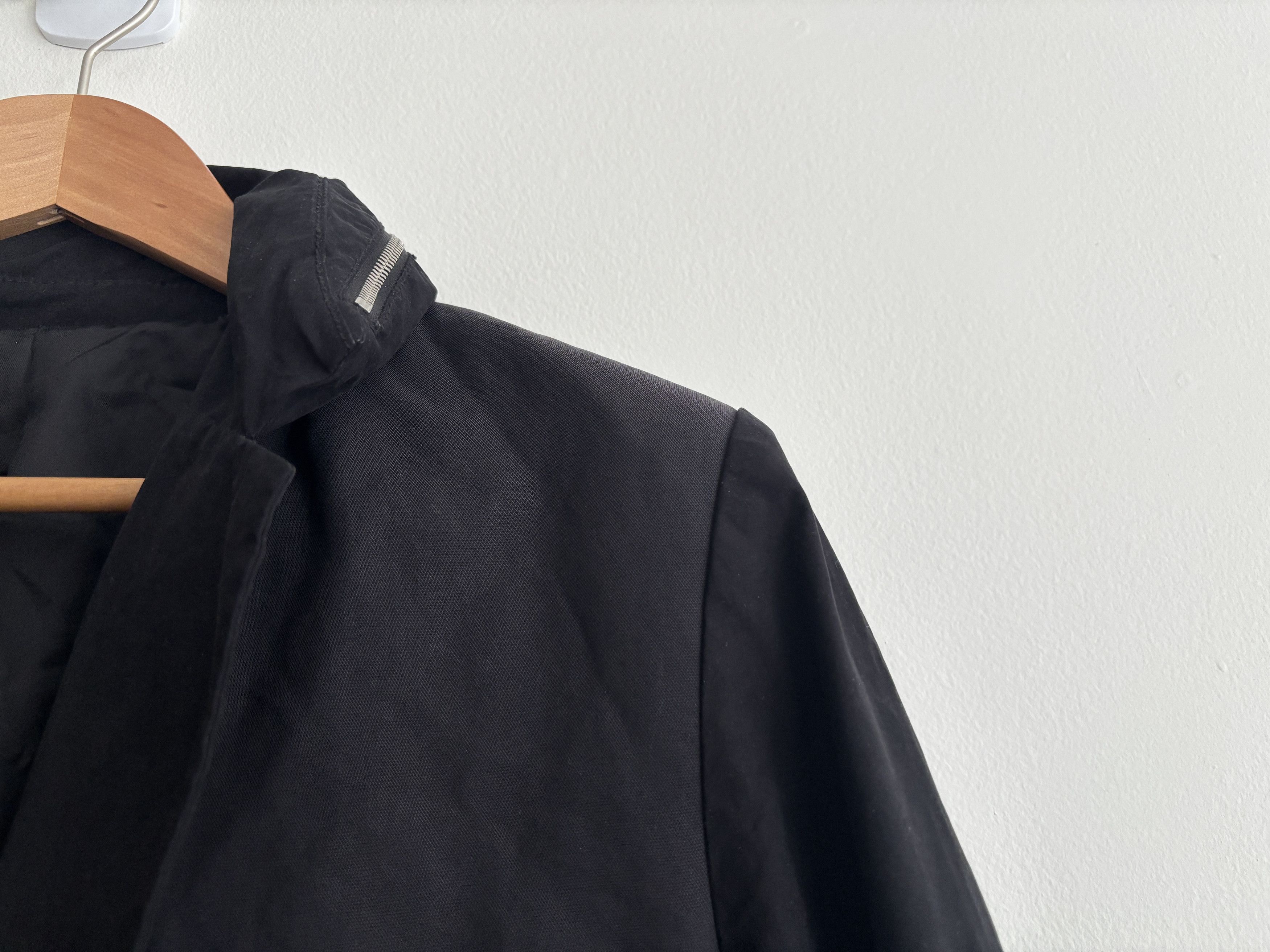 Kai Aakmann Kai-Aakmann Hooded Hybrid Black Field Jacket - Medium Size US M / EU 48-50 / 2 - 6 Thumbnail