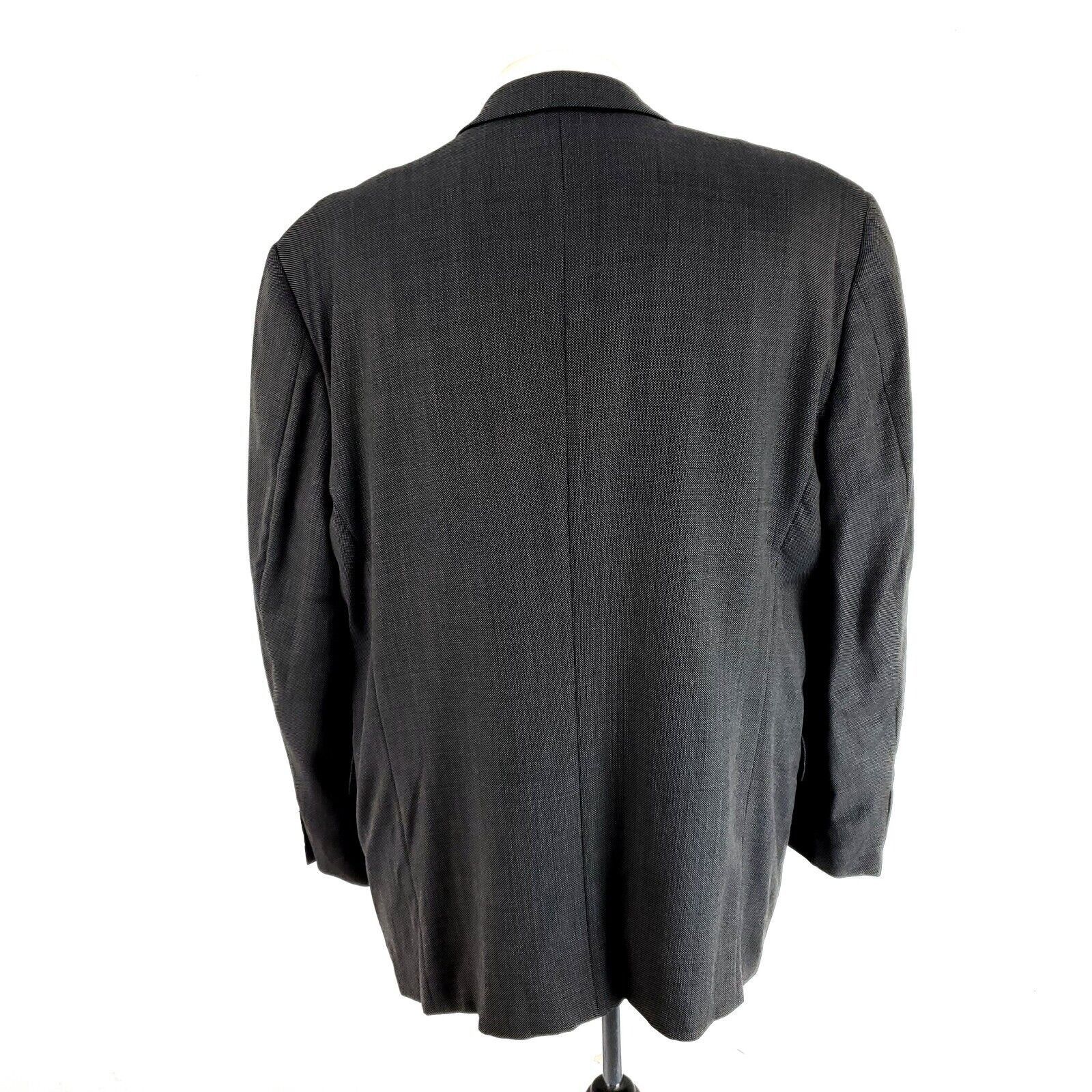 Joseph Abboud Joseph Abboud Nordstrom Heavy Wool 3 Button Suit Jacket 46L Size 46L - 5 Thumbnail