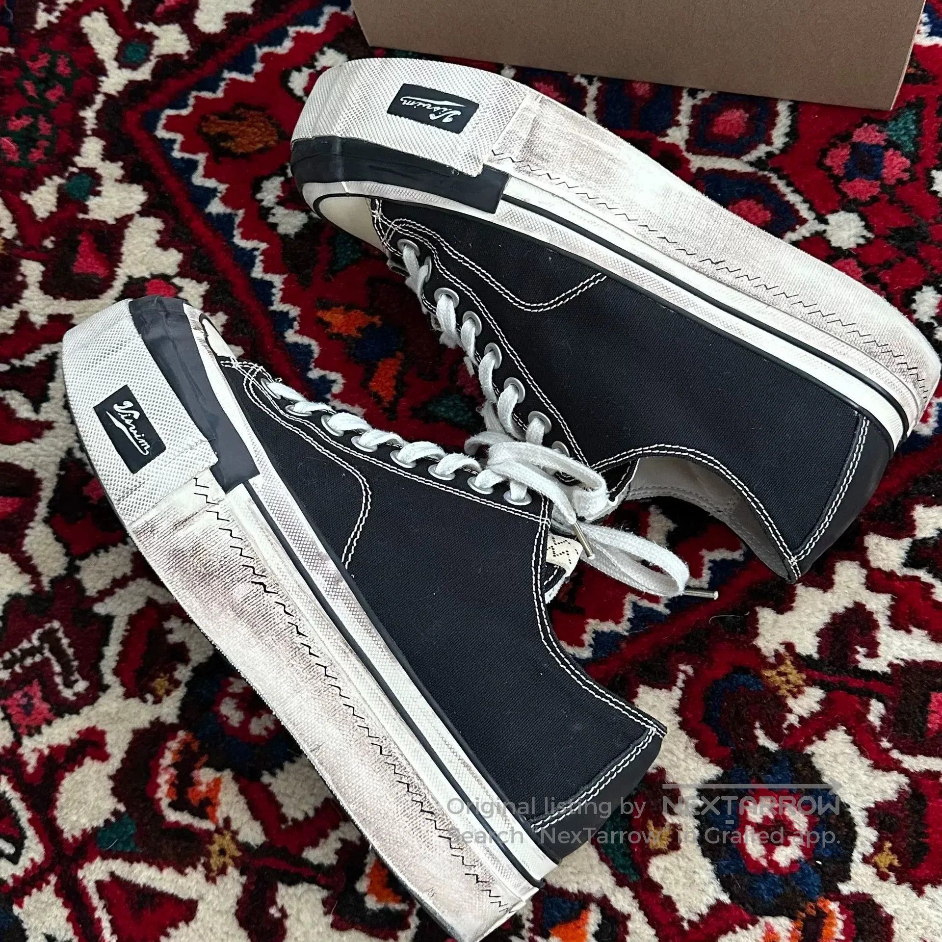 Visvim visvim skagway canvas shoes size 8.5. Size US 8.5 / EU 41-42 - 5 Thumbnail