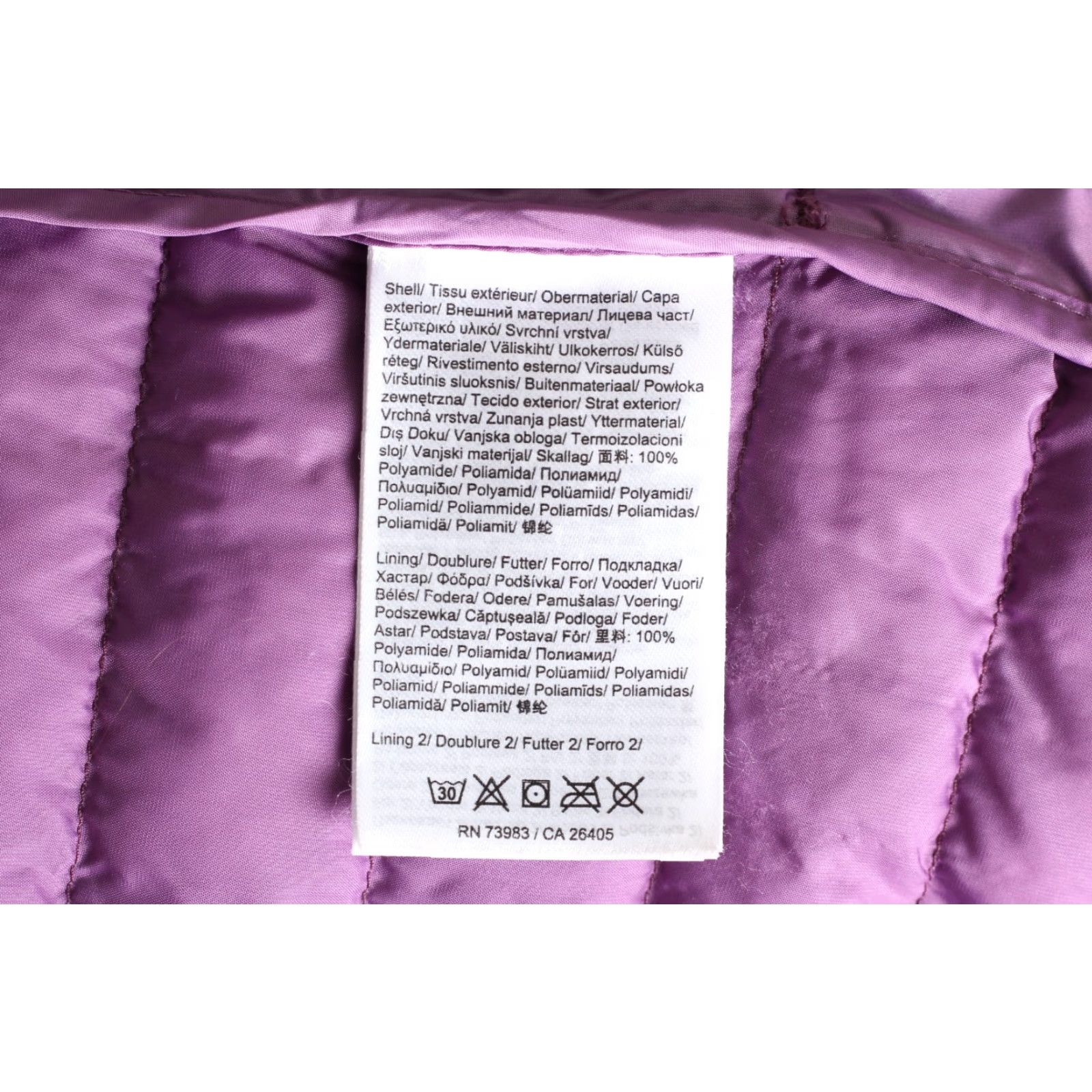 Helly Hansen VINTAGE HELLY HANSEN Sirdal Hooded Padded Jacket Women L Purple MJ6007 Size L / US 10 / IT 46 - 6 Thumbnail