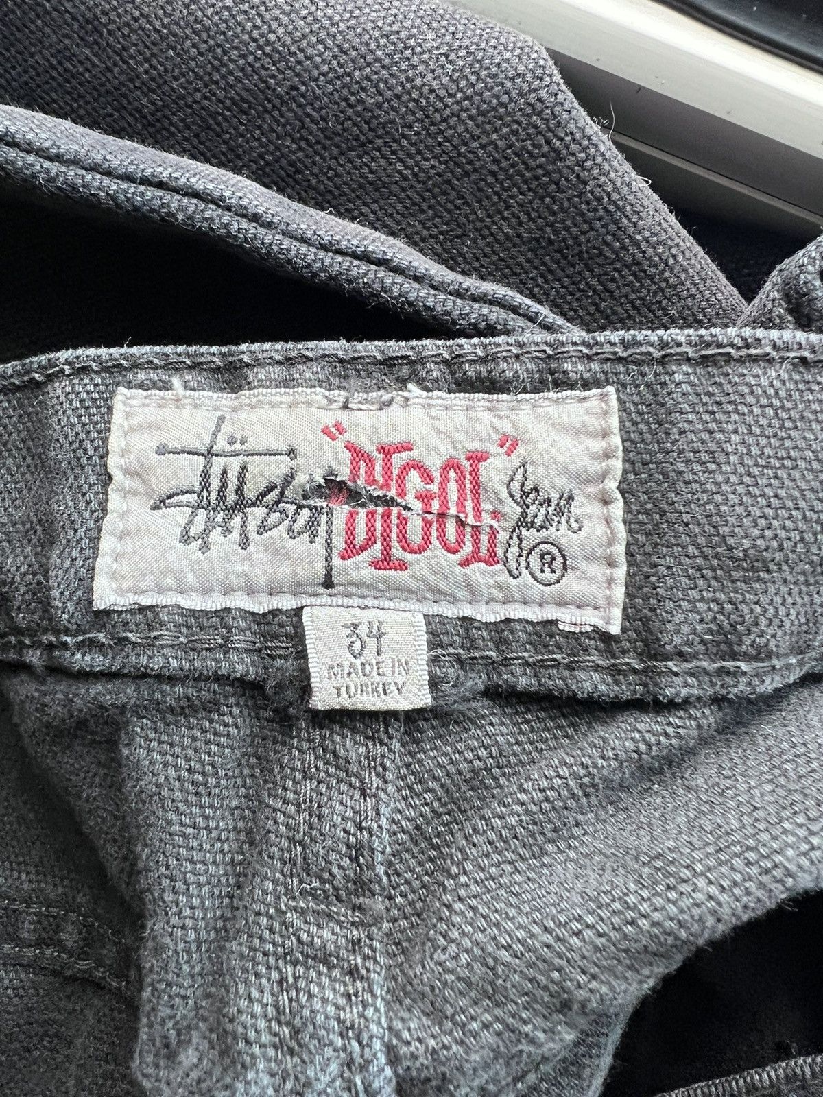 Stussy Stussy Big’ol Washed black denim pants Size US 34 / EU 50 - 4 Thumbnail