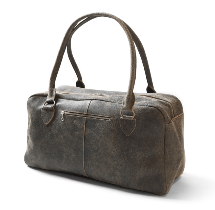 Kapital Cracked leather Fargo BAG (large) Size ONE SIZE - 7 Thumbnail