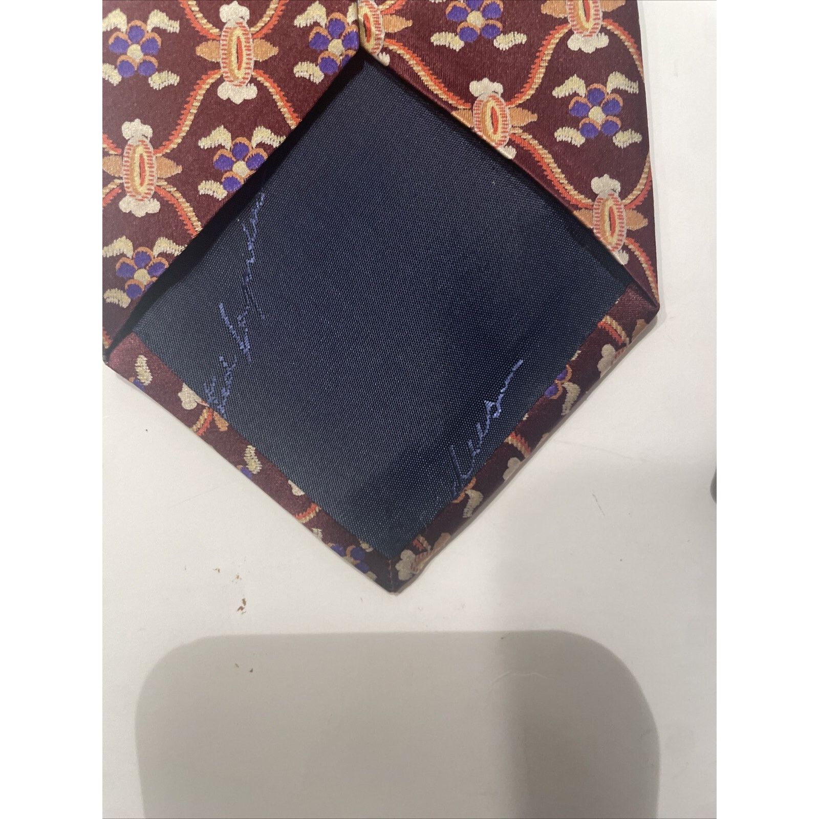 TED LAPIDUS TED LAPIDUS MEN'S Abstract SILK MULTICOLOR NECKTIE HANDMADE Size ONE SIZE - 5 Thumbnail