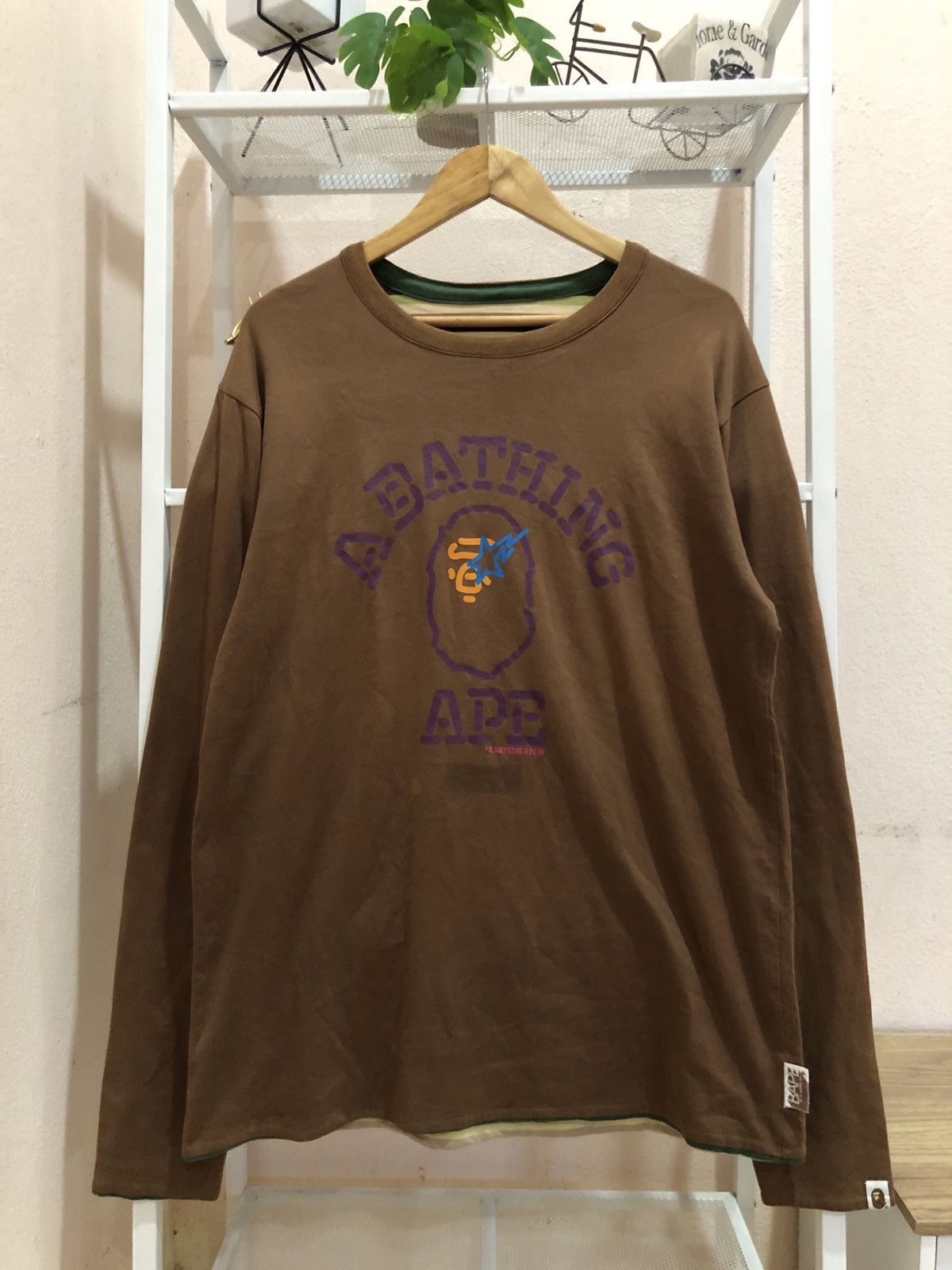 Bape OG A Bathing Ape Reversible Long Sleeve Shirts Size US L / EU 52-54 / 3 - 1 Thumbnail