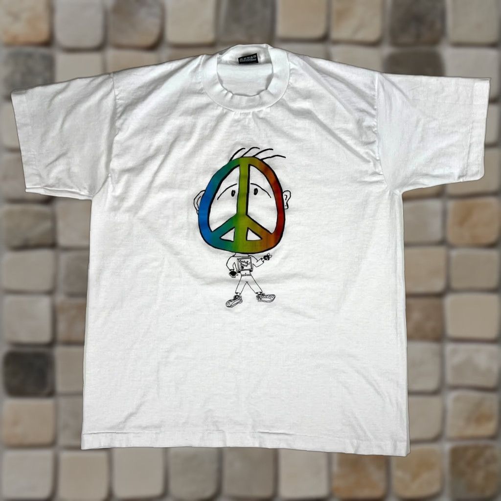 Fruit Of The Loom VINTAGE Grateful Dead T-Shirt Unisex Adults, Shirt, L, White, 90s, Band, Music, Made in USA, Fruit of the Loom, Cotton Poly Blend Size US L / EU 52-54 / 3 - 1 Thumbnail