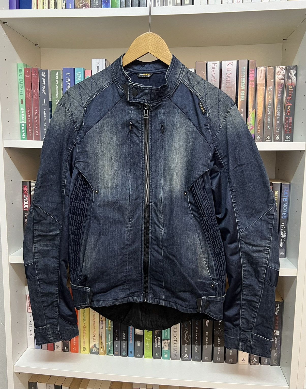 image of Racing x Sports Specialties Fieldcore Japan Worker Rider Jacket in Denim, Men's (Size Large)