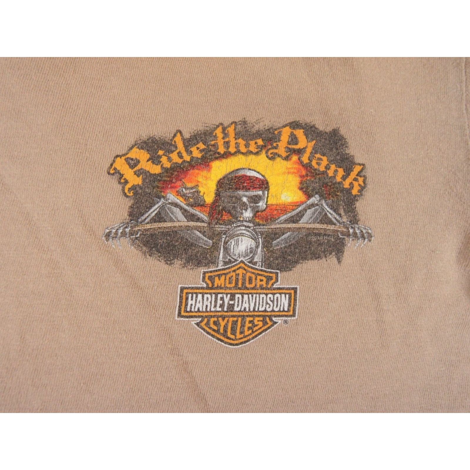 Harley Davidson VINTAGE Harley-Davidson Men's T-Shirt Small Fall Motorcycle Biker Skeleton Skull Logo Size US S / EU 44-46 / 1 - 5 Thumbnail