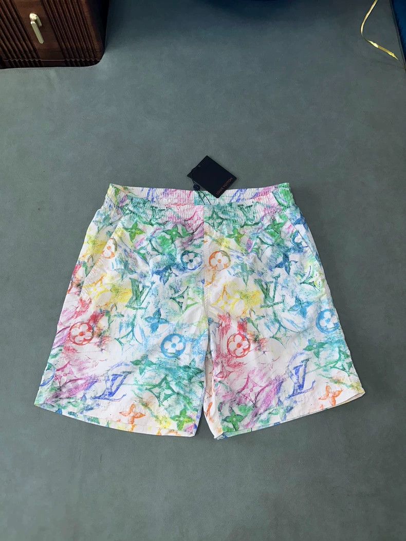 Louis Vuitton Louis Vuitton Pastel Monogram Beach Shorts Size M - dmc Size US 31 - 1 Thumbnail