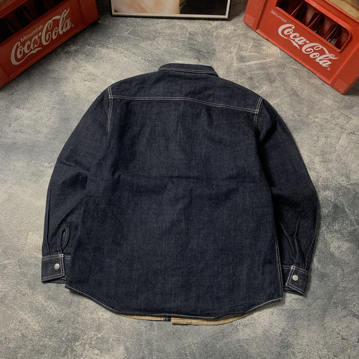 Japanesse Indigo Denim Colour Block Workshirt Kojima Genes