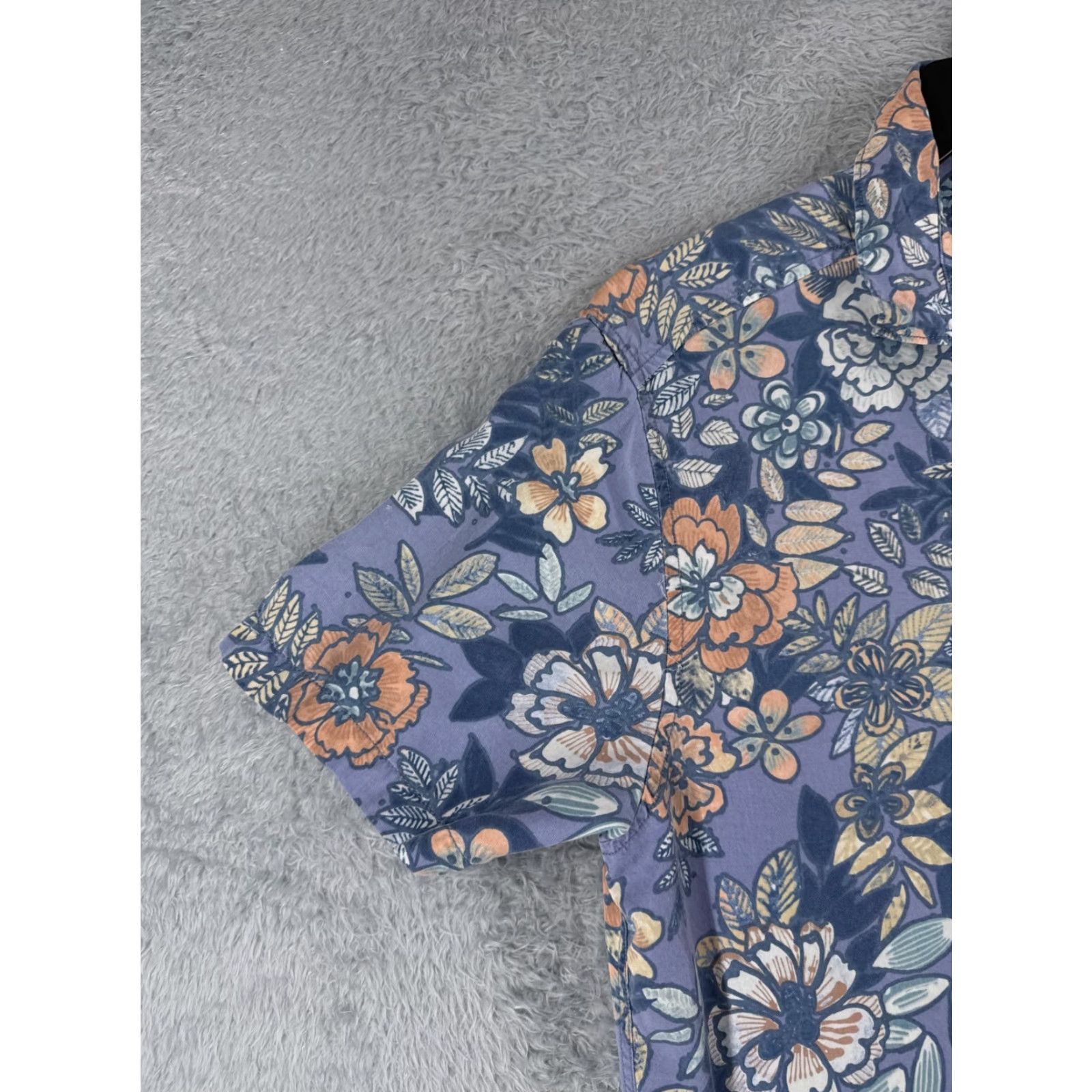 Tommy Bahama VINTAGE Tommy Bahama Shirt Men Large Purple Floral 100% Lyocell Hawaiian Button Pocket Shirt Size US L / EU 52-54 / 3 - 3 Thumbnail