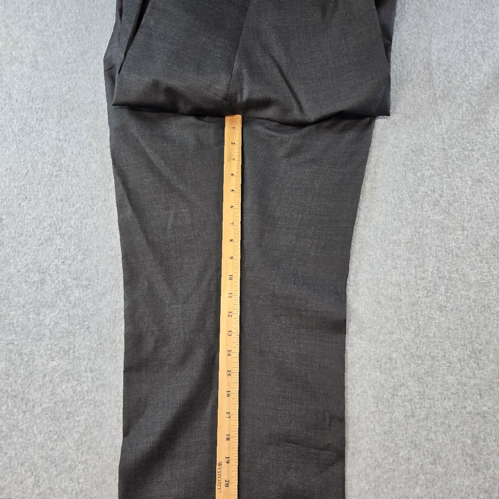 Ralph Lauren Lauren Ralph Lauren Pants Mens 34x30 Gray Dress Tweed Pleated Straight Pockets Size US 34 / EU 50 - 6 Thumbnail