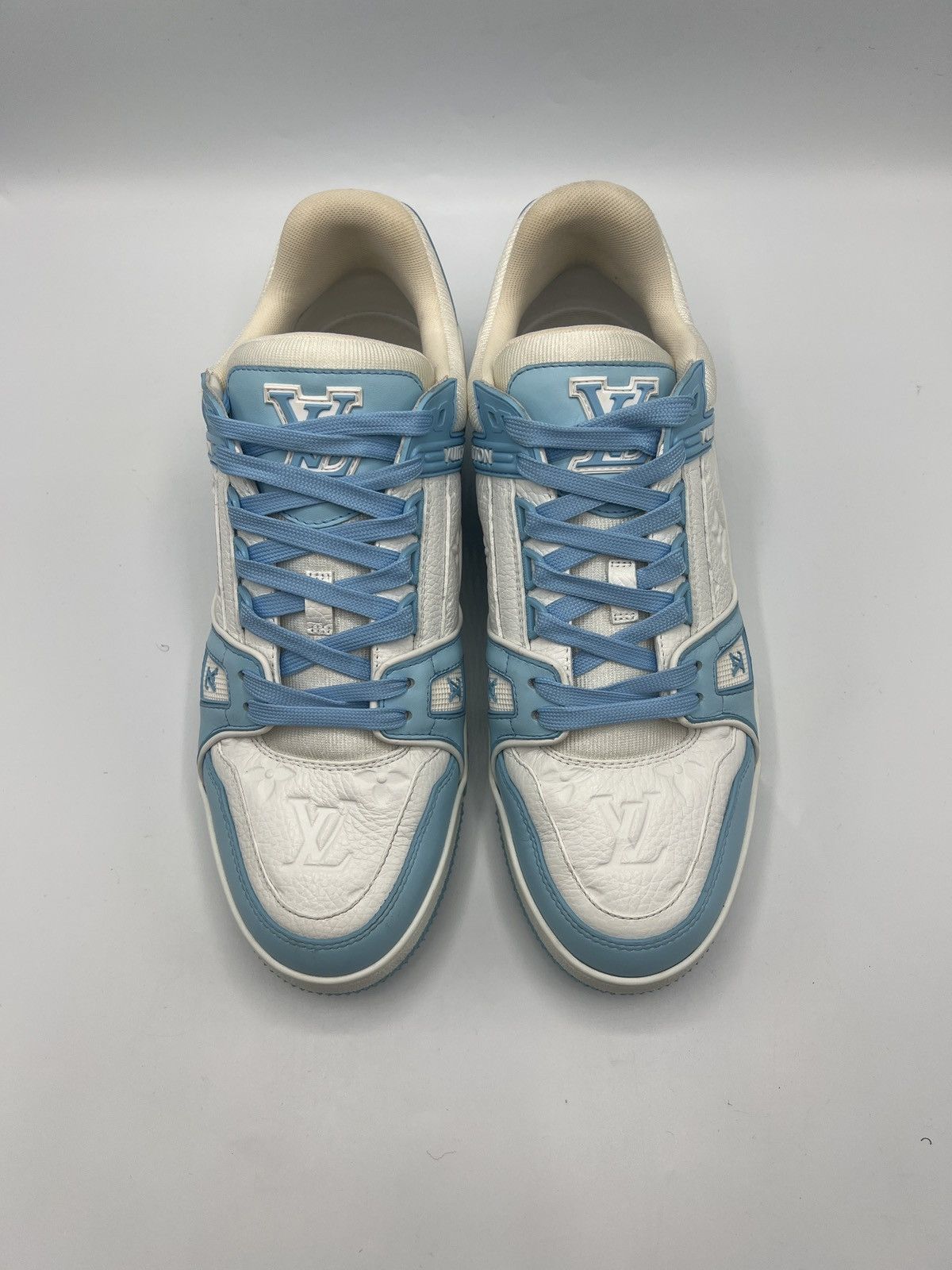 Louis Vuitton Louis Vuitton Sky Blue Trainers LV8 (PreOwned) (No Box) Size US 7.5 / EU 40-41 - 5 Thumbnail