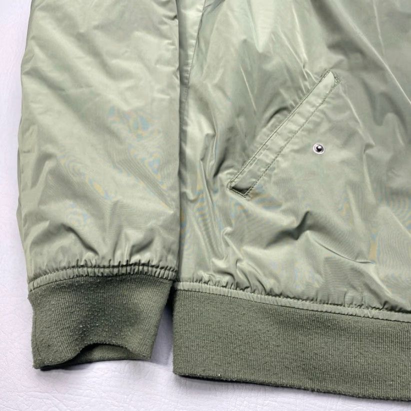 Quiksilver VINTAGE Quicksilver Boardriding Bomber Jacket Men's Large Olive Green Tiger Logo Inside Size US L / EU 52-54 / 3 - 4 Thumbnail