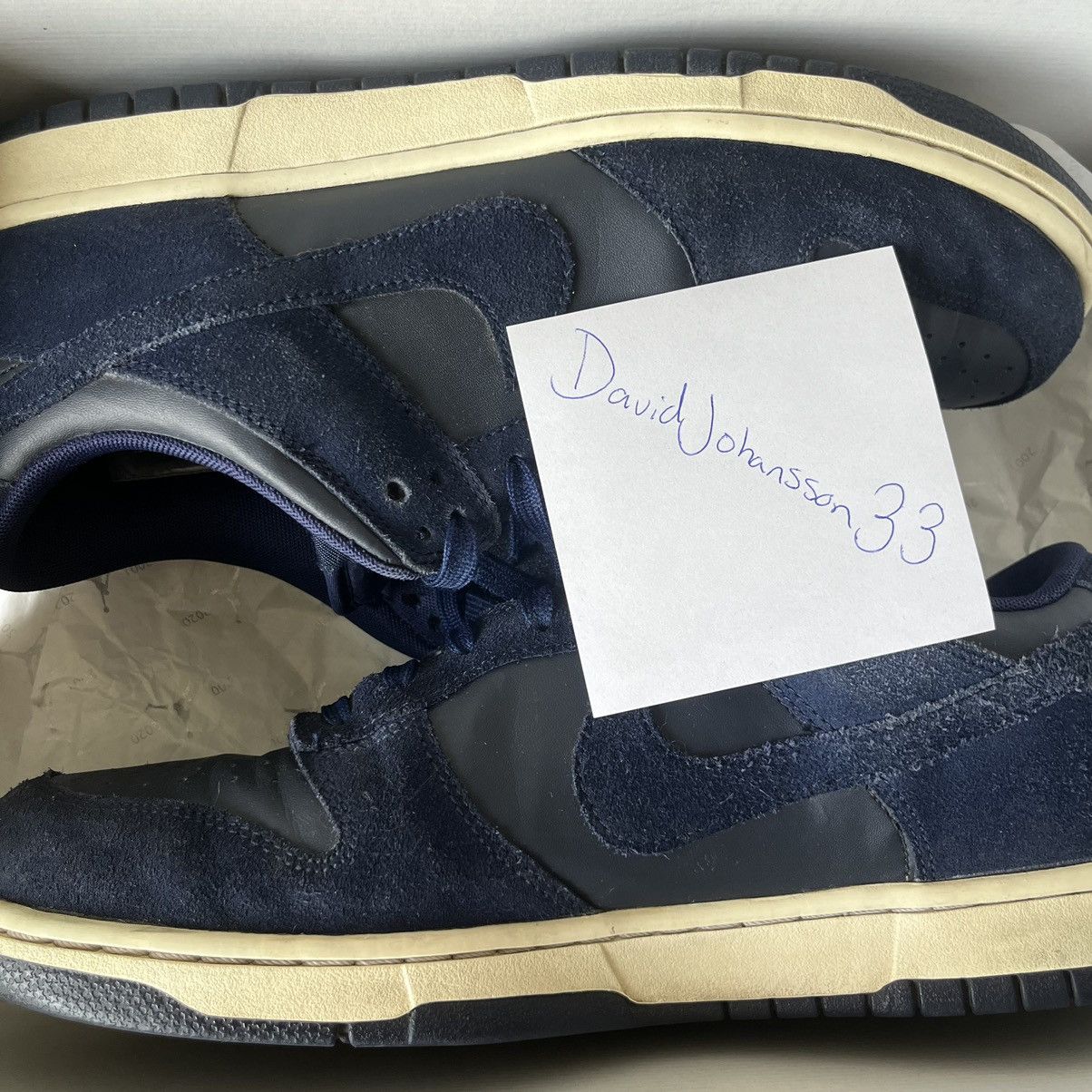 Nike Nike Dunk Low "Binary Blue" Size US 10.5 / EU 43-44 - 9 Thumbnail