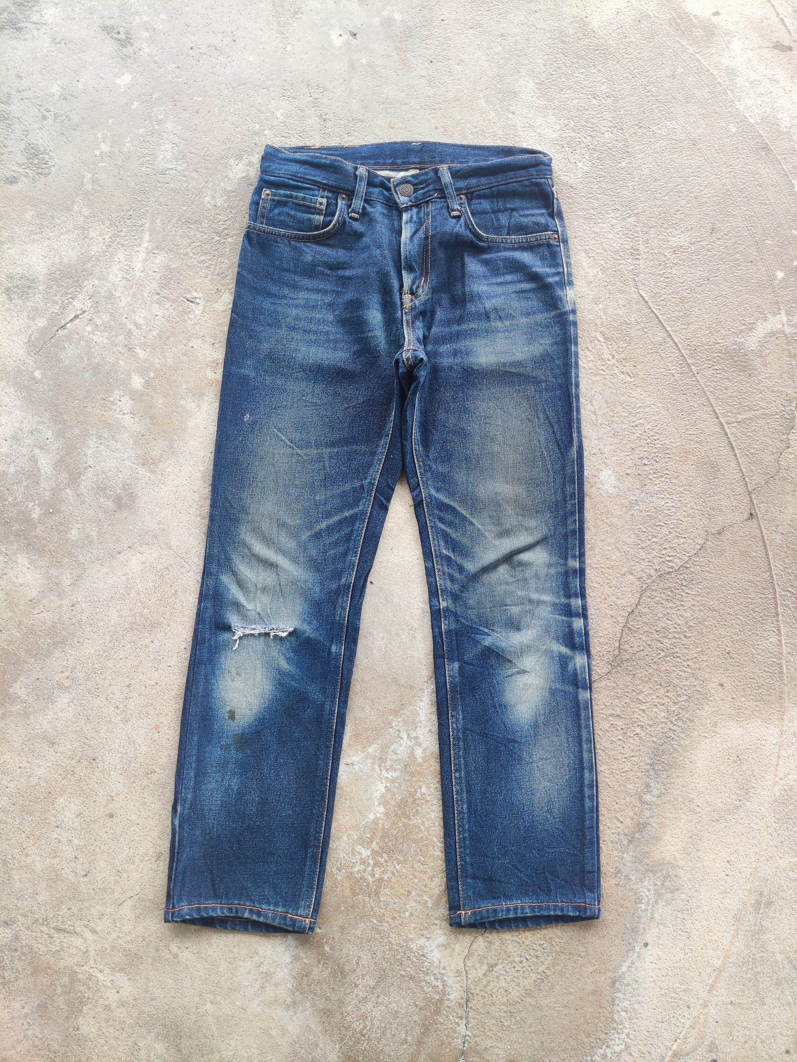 Edwin Vintage Edwin Japan Distress Faded Denim W30 Size US 30 / EU 46 - 1 Thumbnail