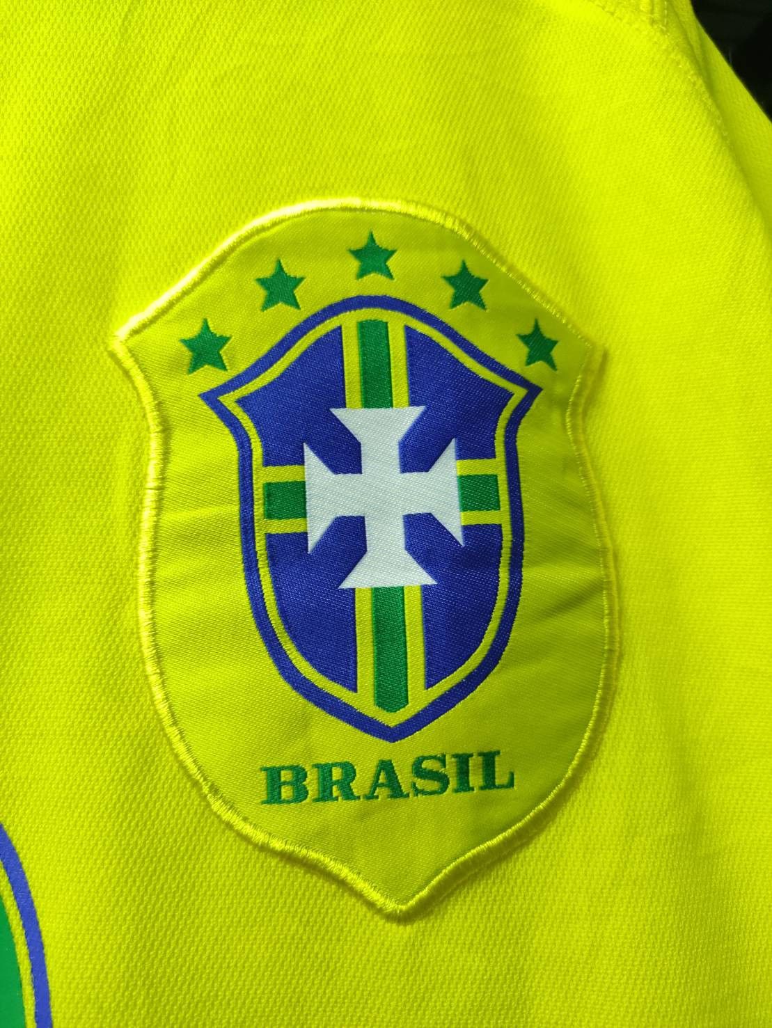 Vintage Vtg 00's Brasil " Ronaldinho No.10 " 5 Time World Champion Size US XL / EU 56 / 4 - 3 Thumbnail