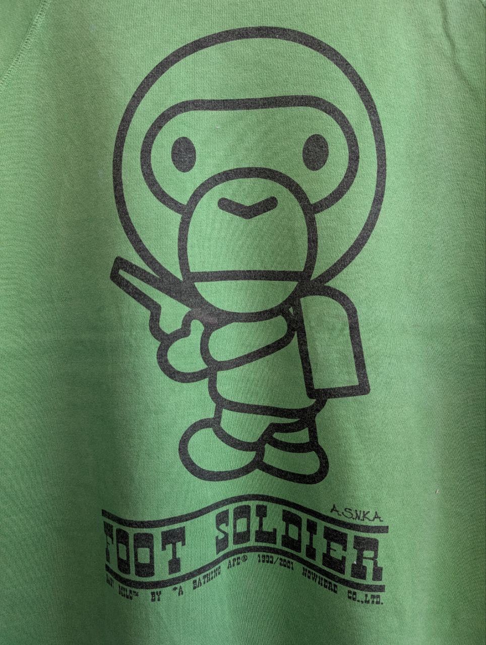 Bape vintage BAPE foot soldier short sleeve sweatshirts Size US L / EU 52-54 / 3 - 3 Thumbnail