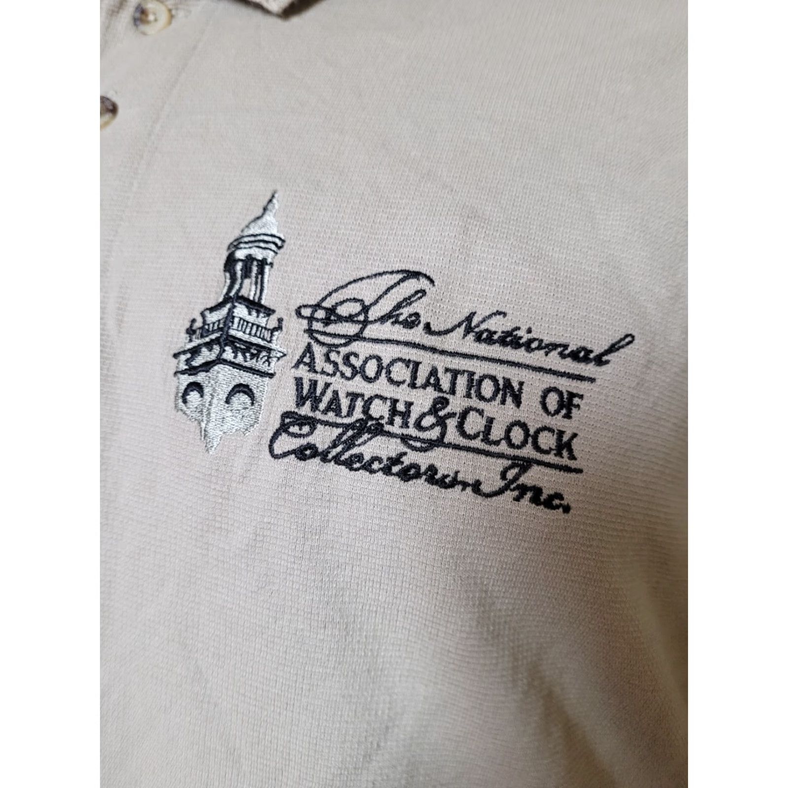 Vintage VINTAGE NAWCC Sewn Logo Polo Shirt Large Size US L / EU 52-54 / 3 - 2 Thumbnail