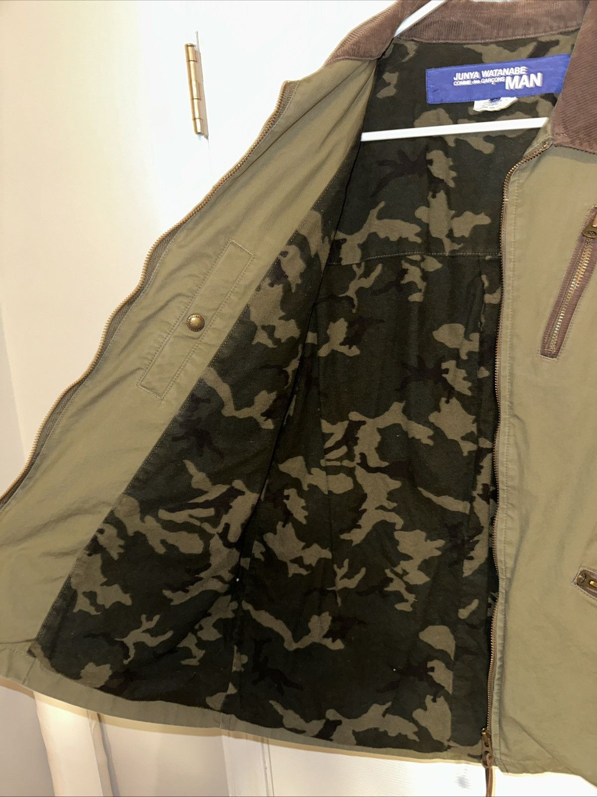Junya Watanabe Junya watanabe cdg work coat fleece lined WD-J046 Size US S / EU 44-46 / 1 - 6 Thumbnail
