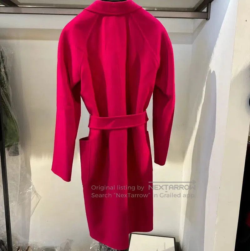 Max Mara MaxMara Pink Wool Ladies Coat . Size M / US 6-8 / IT 42-44 - 4 Thumbnail