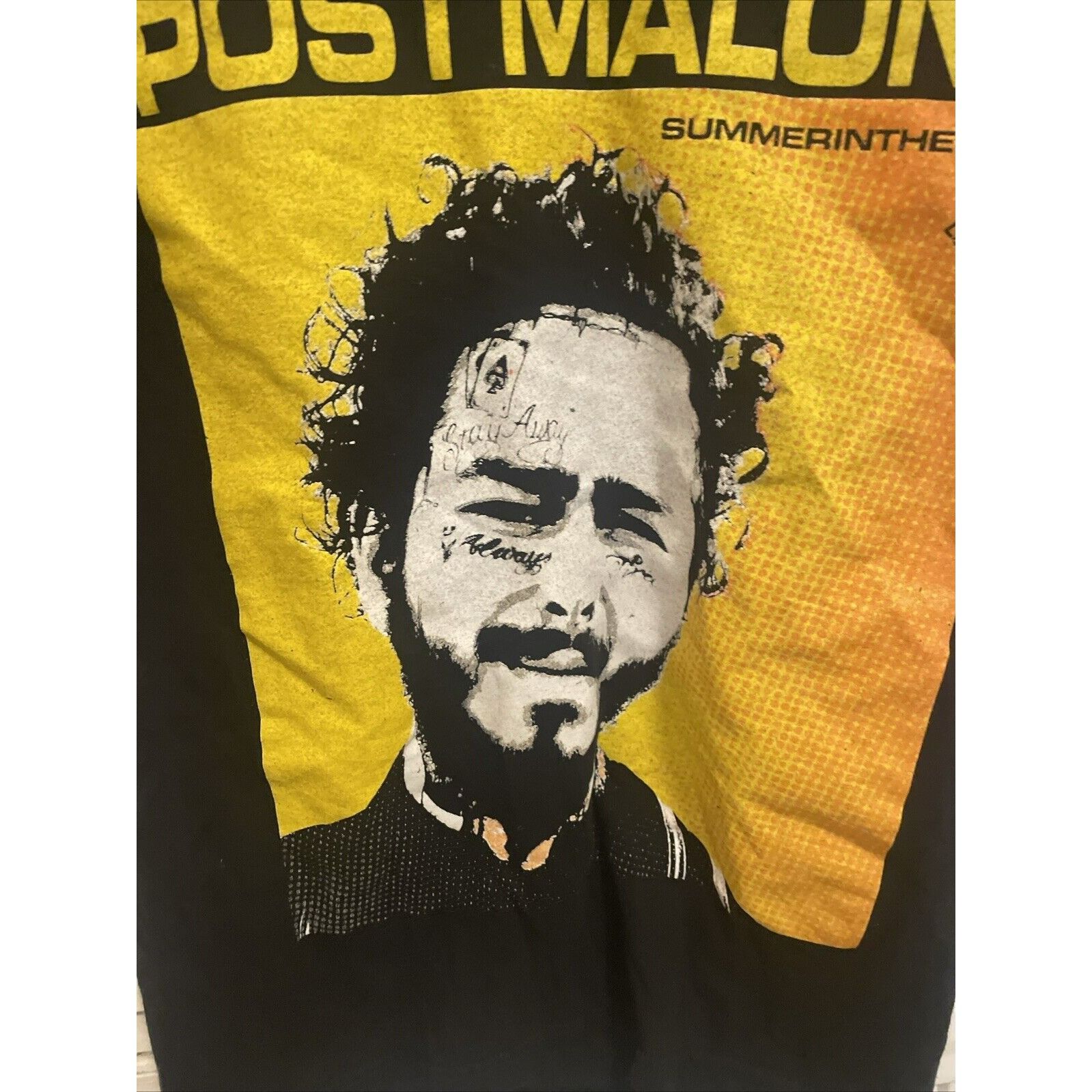 Fruit Of The Loom Men's Post Malone 2019 Summer In The City Double Sided Tour Size US S / EU 44-46 / 1 - 2 Thumbnail