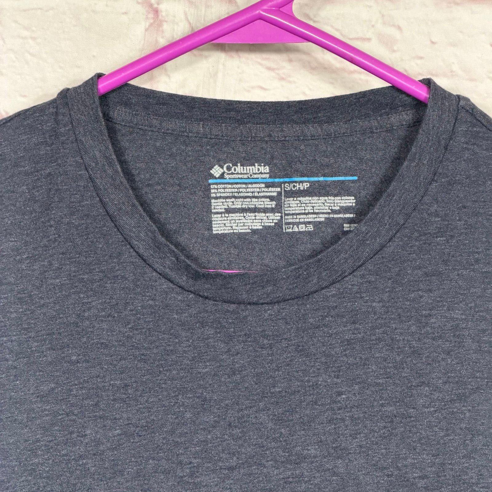 Columbia Columbia Men's Small Grey Short Sleeve T-Shirt Size US S / EU 44-46 / 1 - 4 Thumbnail
