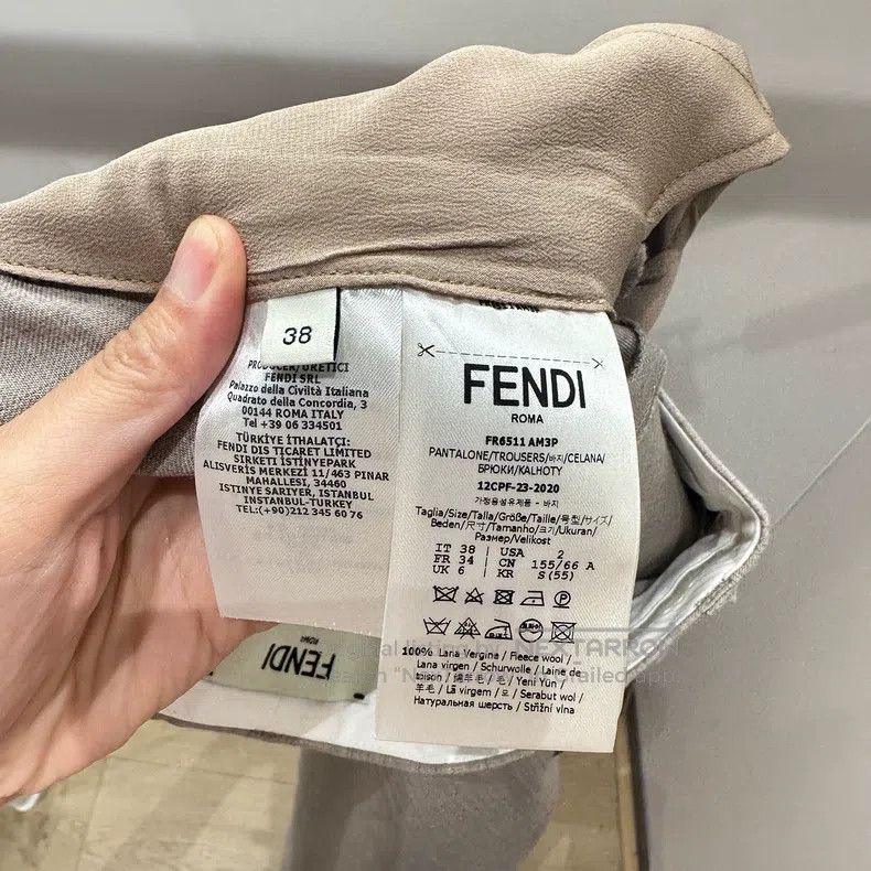Fendi Fendi Wool blend dress pants Size 37" - 5 Thumbnail