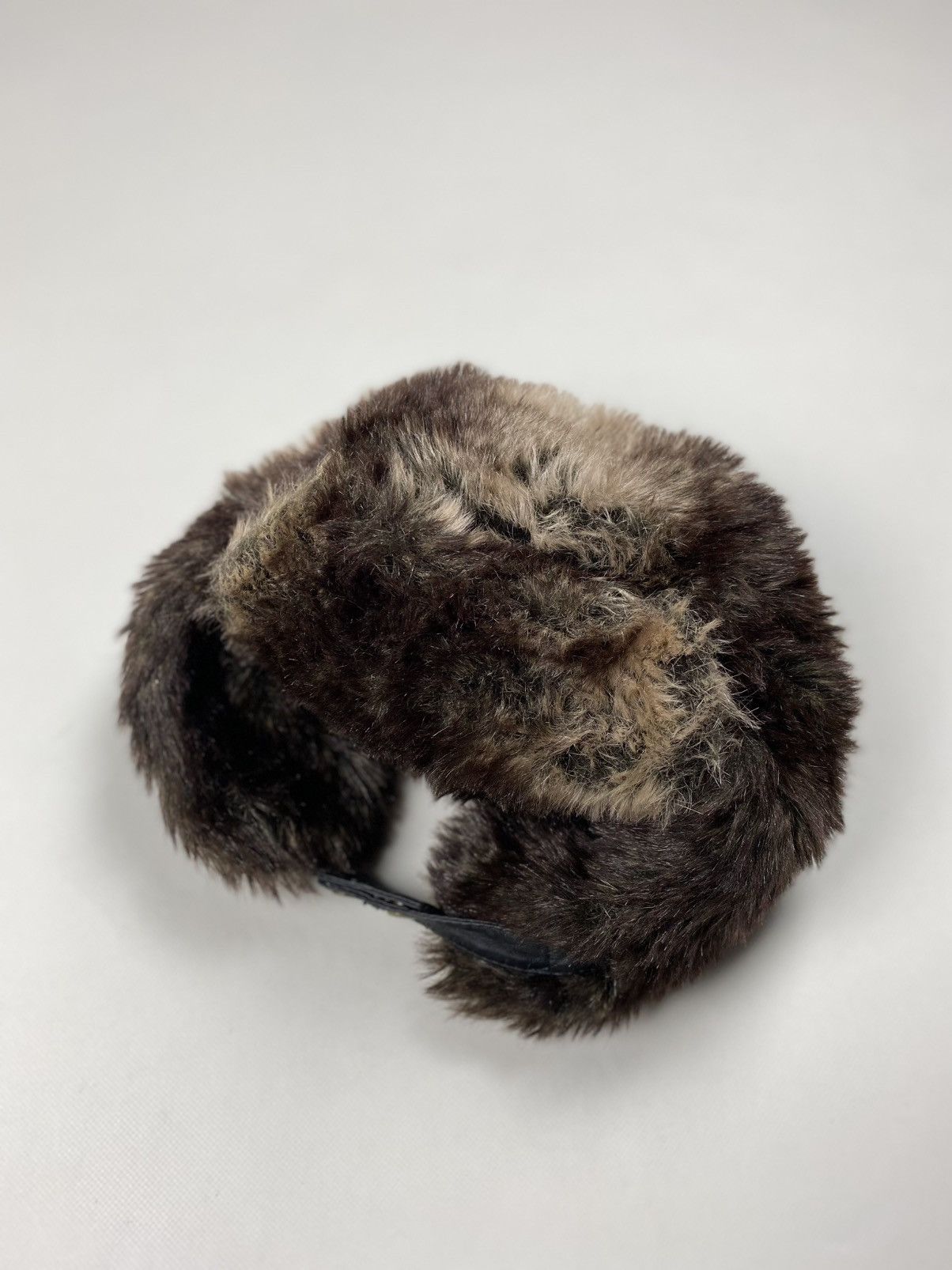 Japanese Brand Japanese Style Ushanka Trapper Hat Earflap Fuzzy Faux Fur Size ONE SIZE - 4 Thumbnail