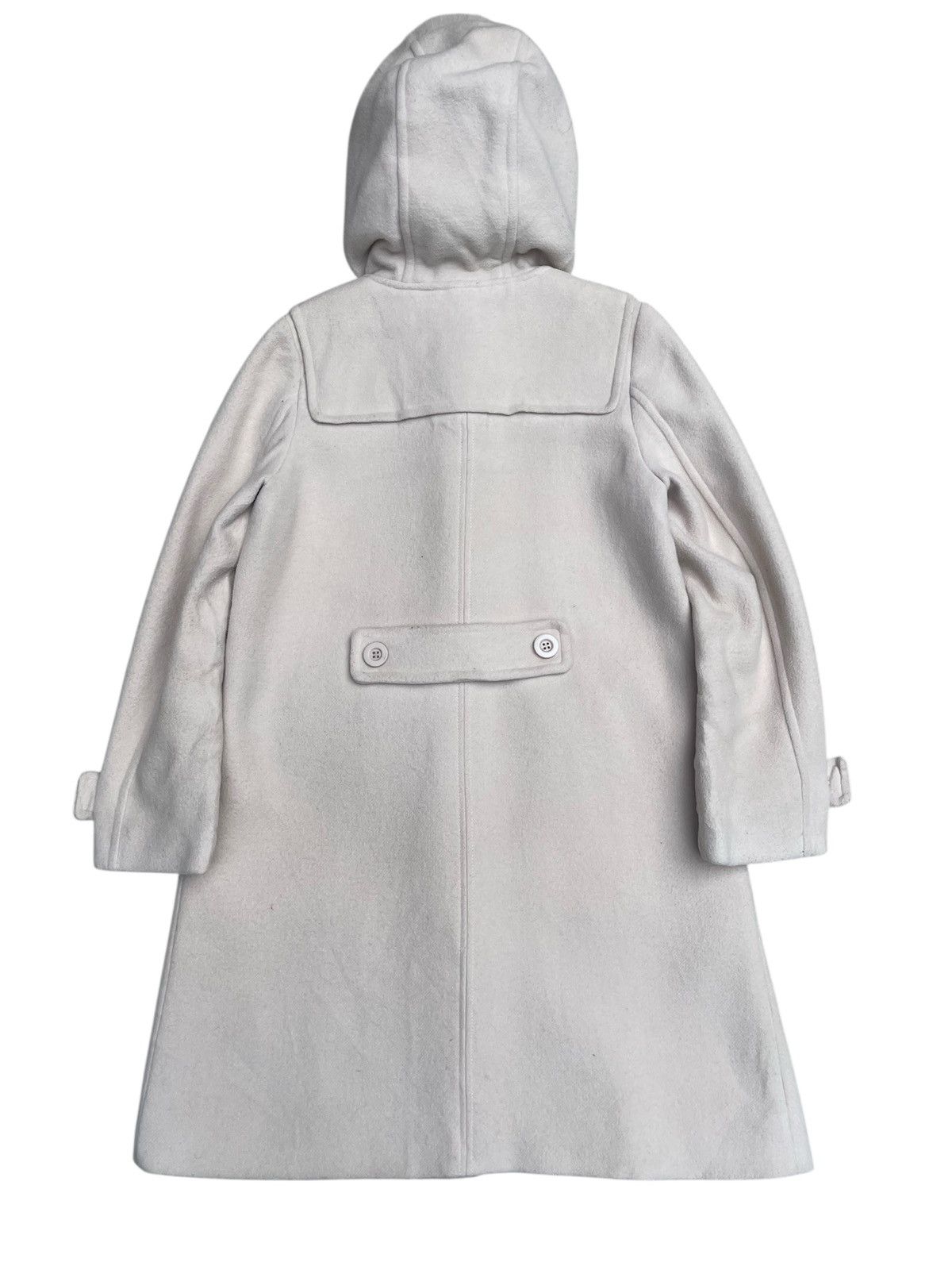 Designer × Japanese Brand × Jil Stuart Jill Stuart Toggle Duffle Coat with Faux Fur Hood Beige Wool Size US M / EU 48-50 / 2 - 2 Thumbnail