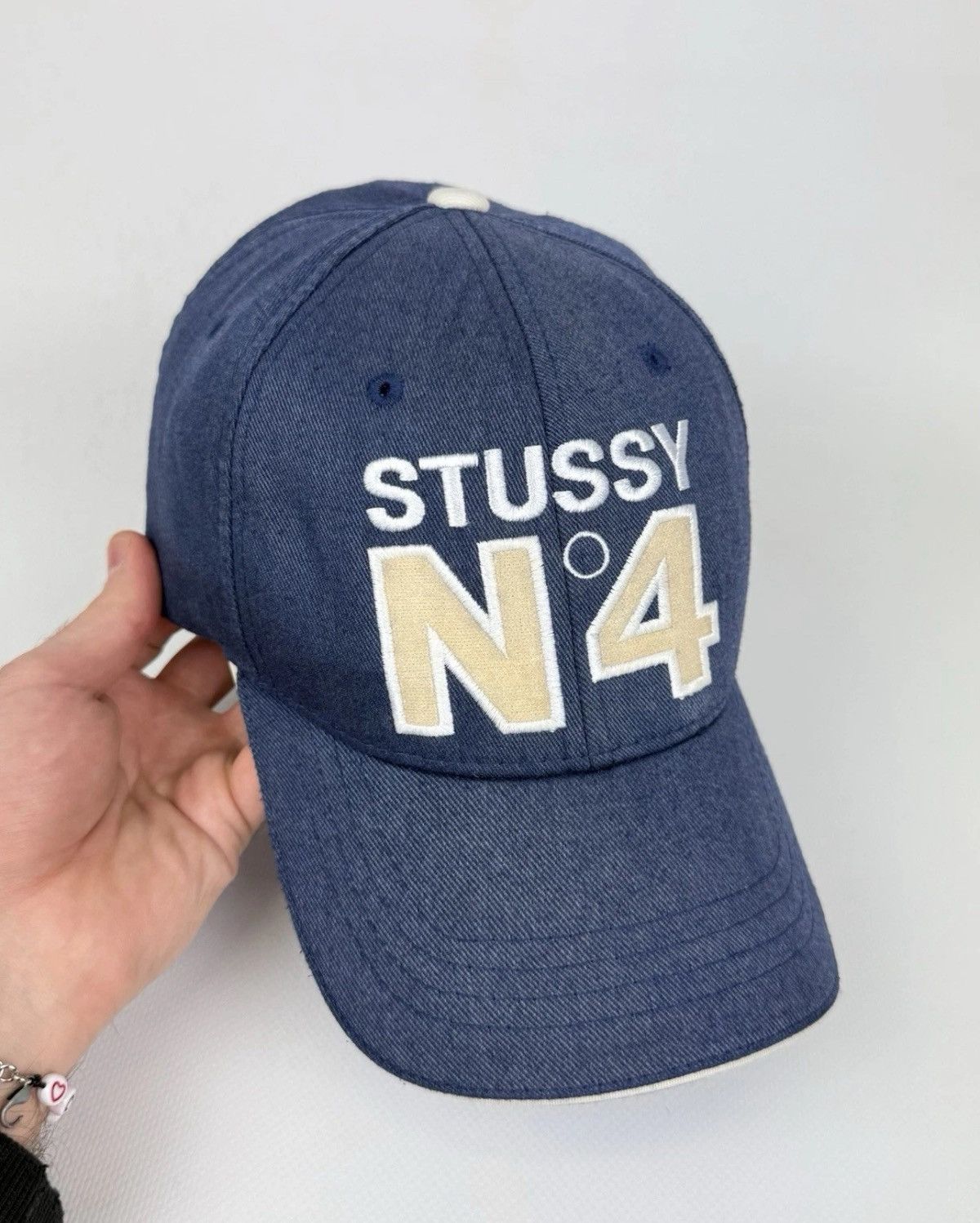 Stussy Vintage Stussy #4 Hats Cap Blue Rare Top Logo Skateboarding Size ONE SIZE - 4 Thumbnail