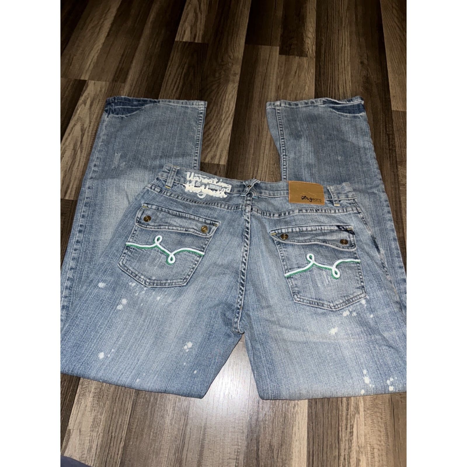 Denime VINTAGE LRG Jeans Denim Blue 34x34 Men Regular 34 Inseam 34 Straight Size US 34 / EU 50 - 5 Thumbnail