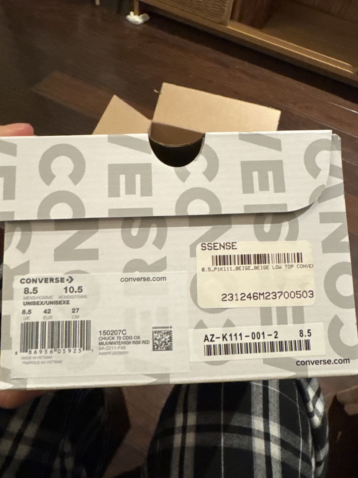 Comme des Garcons PLAY × Converse Converse x Comme des Garcons Chuck Taylor Ox Size US 8.5 / EU 41-42 - 7 Thumbnail