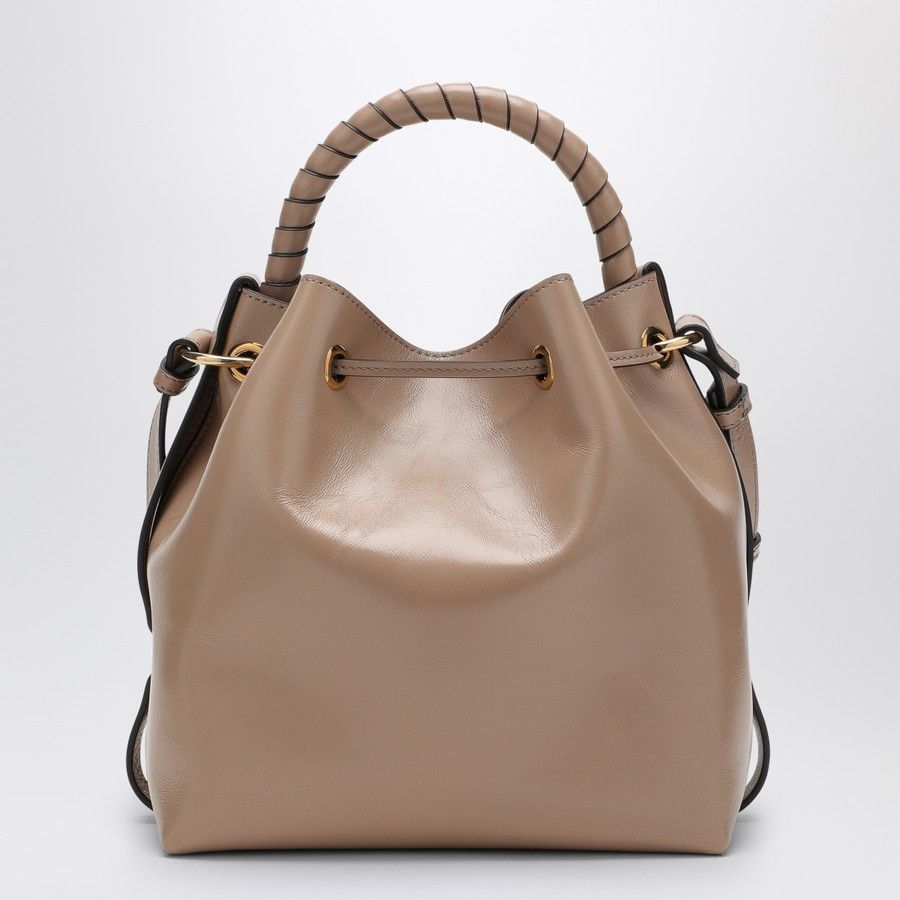 Chloe o1d2blof0824 Size : OS / Leather Bucket Bags in Beige Size ONE SIZE - 3 Thumbnail