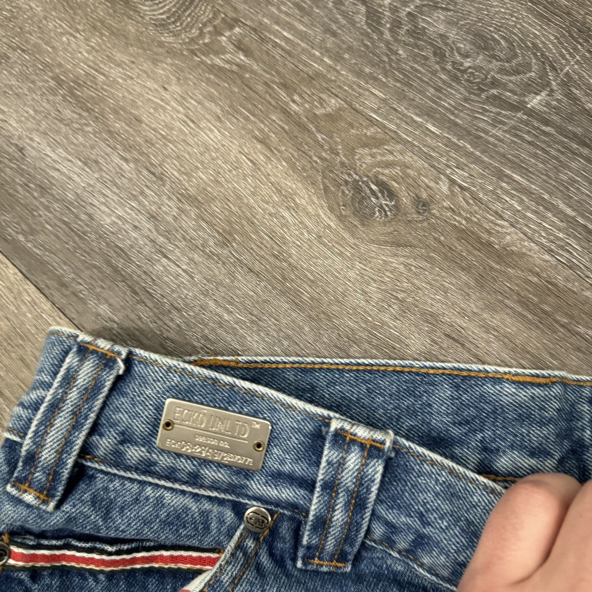 Ecko Unltd. × JNCO × Vintage Vintage Y2K Ecko baggy embroidered JNCO style carpenter Size US 38 / EU 54 - 7 Thumbnail