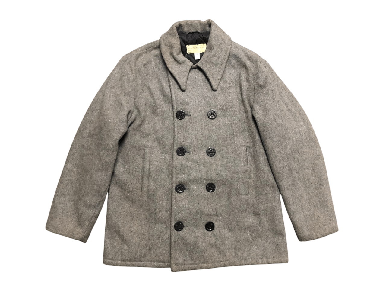 Naval Clothing Factory Vintage Naval Clothing Factory Pea Coat Wool Quilted Lined Size US M / EU 48-50 / 2 - 1 Thumbnail