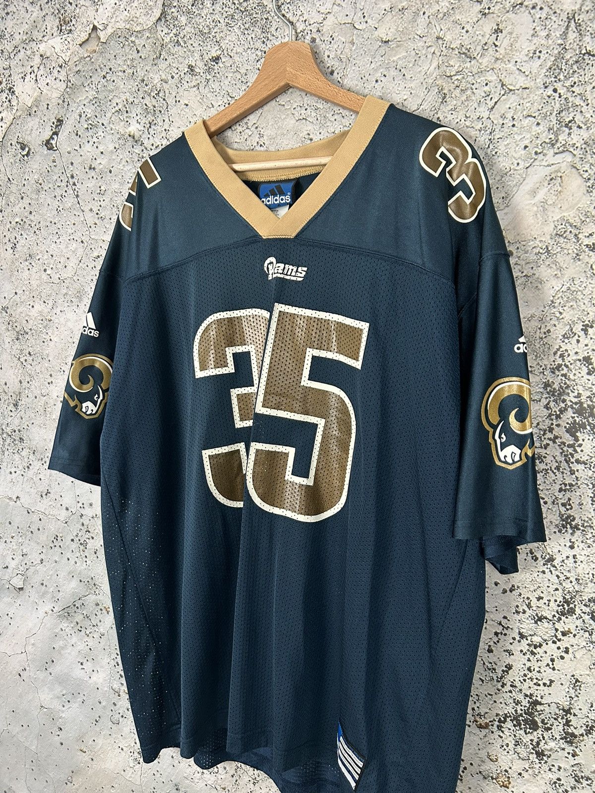 Adidas Vintage Los Angeles Rams NFL Jersey Adidas 90s Rare Sport Size US XL / EU 56 / 4 - 3 Thumbnail