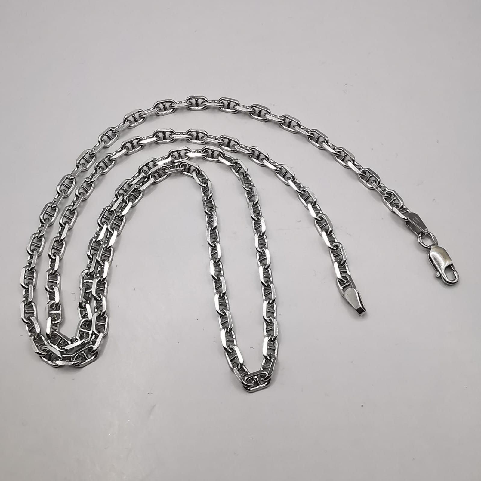 Sterling Silver Vintage Chain Necklece,925 Sterling Silver,Signed , 14,16g Size ONE SIZE - 2 Thumbnail