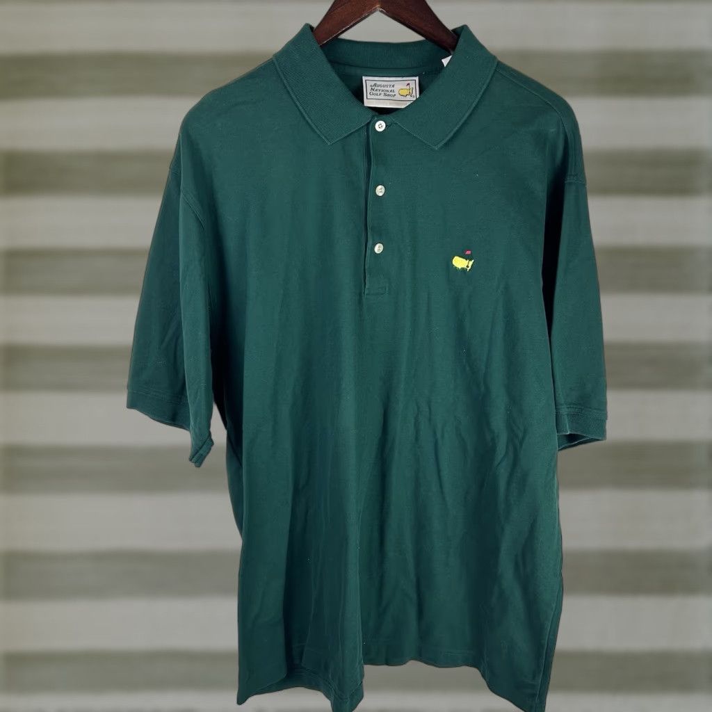 Vintage VINTAGE Augusta National Golf Shop Masters Polo XL Green 60’s Two-Ply Mercerized Shirt Mens Classic Logo Master’s Golf Shop XS? Size US XL / EU 56 / 4 - 1 Thumbnail