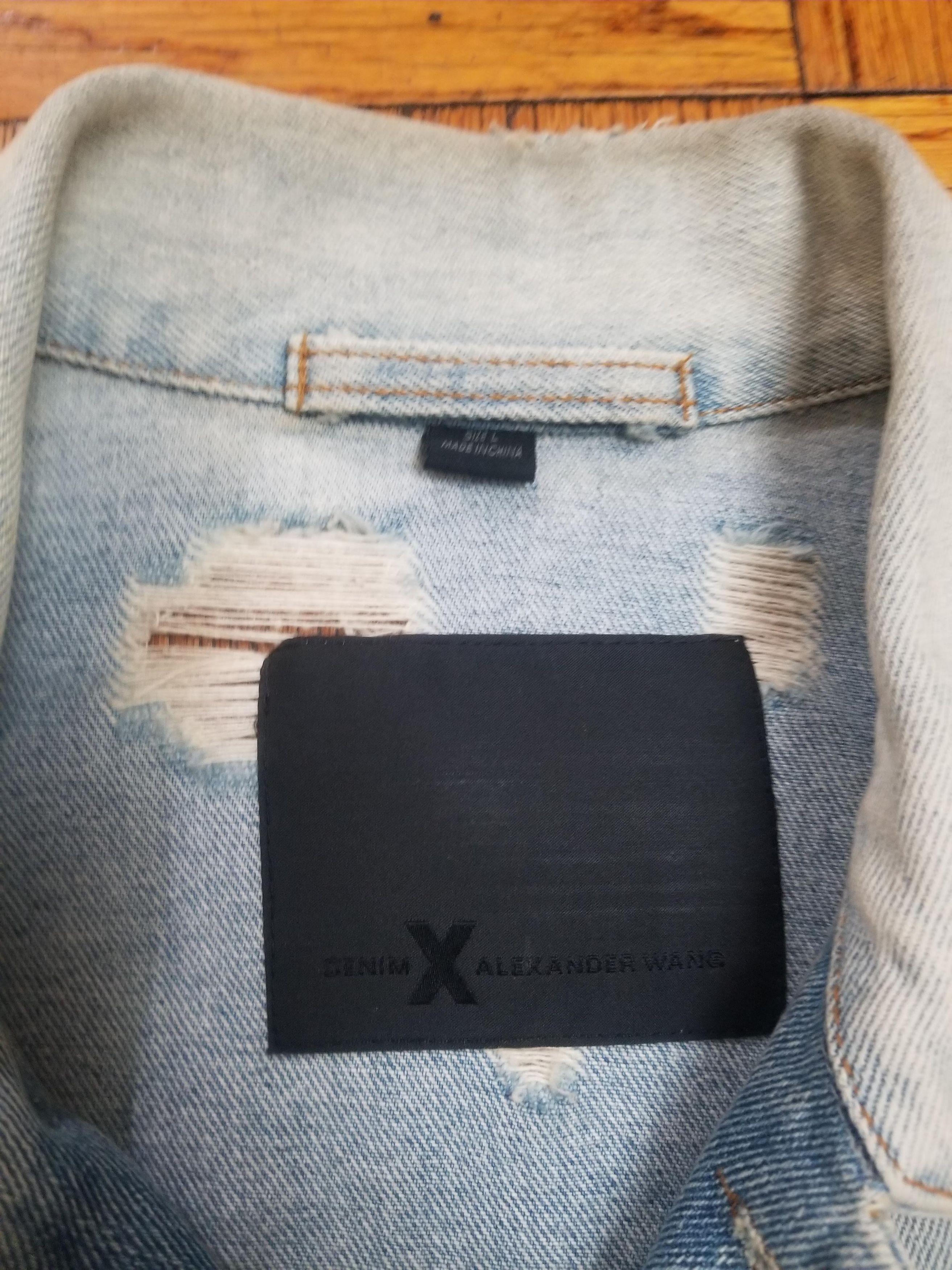 Alexander Wang Denim Alexander Wang Daze scratch oversized denim Jacket Size US L / EU 52-54 / 3 - 8 Thumbnail