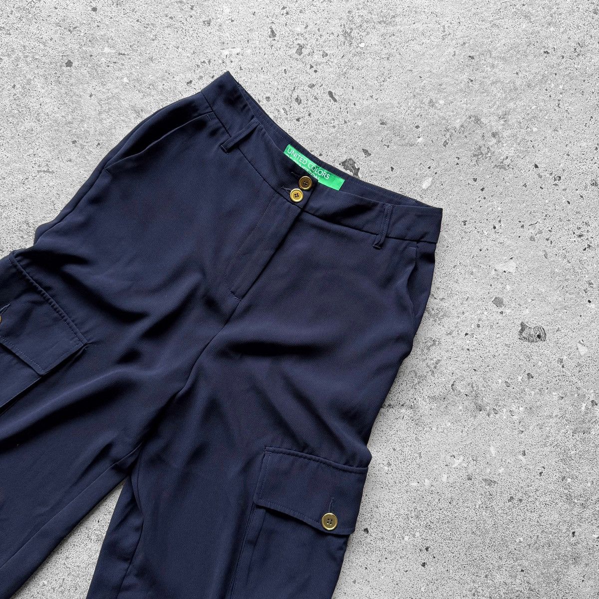 Designer × United Colors Of Benetton United Colors of Benetton Lightweight Trousers Pants Cargo Size 28" / US 6 / IT 42 - 9 Thumbnail